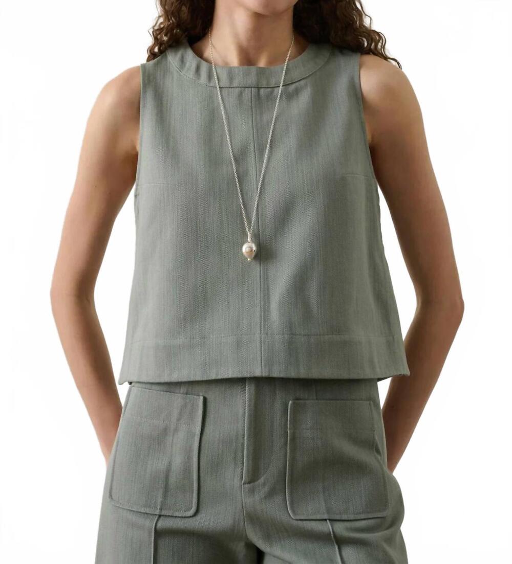 NEW SOEUR women's pampa top in vert d'eau